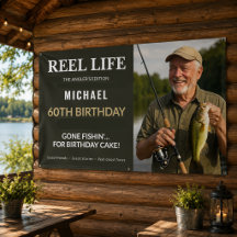 60th Birthday Fishing Party Reel Life Photo