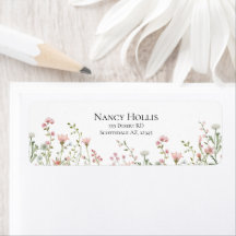 60th Birthday Floral Elegant Script Birthday Party