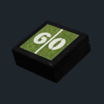 60th Birthday Football Jewelry Gift Box<br><div class="desc">Football 60th birthday Jewelry Gift Box. A Lovely way to wrap your gifts for the football fans in your family. They can use as a decoration for your home or office. Matching products available look for invitations, tiles, premium gift boxes, mugs, party favors and more products with this design with...</div>