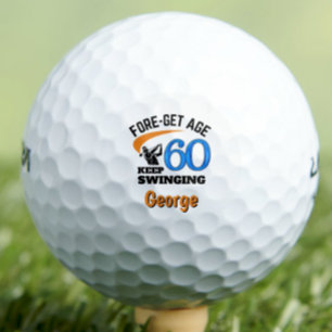 60th Birthday For Granddad - 60 Years Classic Gift Golf Balls