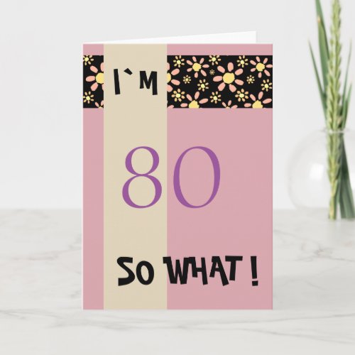 60th Birthday for Her Funny Motivational Card