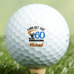60th Birthday For Husband – Classy Blue Gift Set Golf Balls<br><div class="desc">Celebrate your husband’s 60th birthday with this classy blue 12-pack of custom golf balls. Featuring the bold “Fore-get Age, Keep Swinging” design, this set makes a stylish and personal gift for a passionate golfer. Perfect for milestone birthdays, golf outings, or as a keepsake from all the games you’ve shared together....</div>