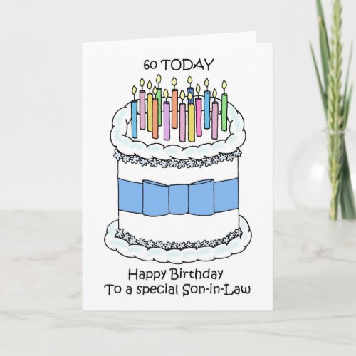 60th Birthday for Son-in-Law Card