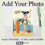 60th Birthday Funny Bikini Card 😎 Women Beach Gag<br><div class="desc">60th Birthday Womens New Funny Beach Bikini Epic New Amazing . Your girl's face could be on here! Add a personal touch to a great invitation. For best results: use a high quality portrait. Choose "customize further". You must use the scale function and the arrow keys to move the image...</div>