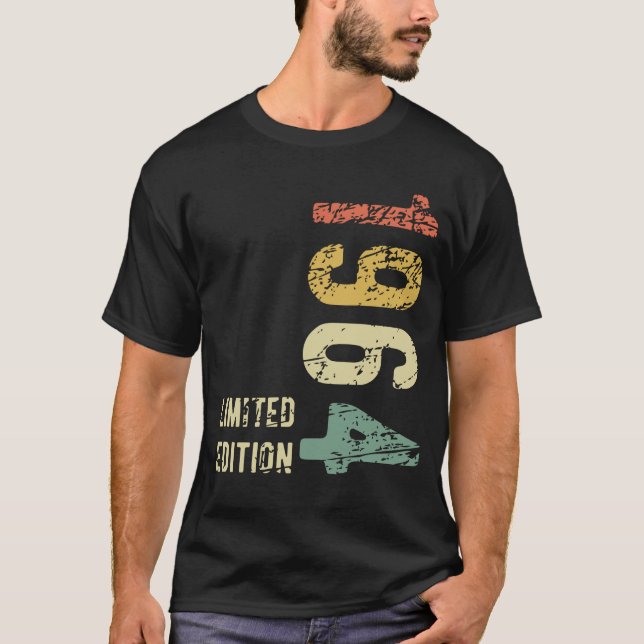 60th Birthday Gift 1964 Limited Edition 60 Years T-Shirt (Front)