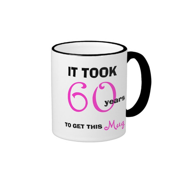 60th Birthday Gift Ideas for Her Mug   Funny