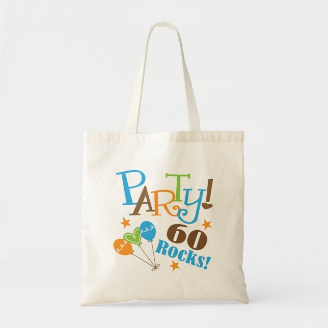 60th Birthday Gift Ideas Tote Bag (Front)