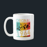 60th birthday gift man woman Original Vintage 1964 Coffee Mug<br><div class="desc">Original 1964. Funny idea for your friends and family, father and mother. Make your family and friends laugh with this fun outfit at your birthday party. Vintage 1964 60th Birthday gift for men and women. Year of construction 1964, Limited Edition. For everyone who was born in 1964 and is a...</div>