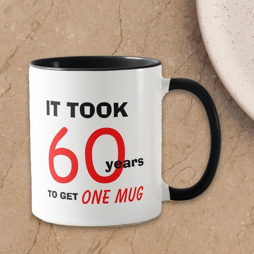 60th Birthday Gifts for Men Mug _ Funny