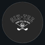 60th Birthday Golf Dad Grandpa Six-tee And Still O Classic Round Sticker<br><div class="desc">60th Birthday Golf Dad Grandpa Six-tee And Still On Par</div>
