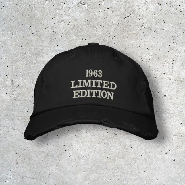 60th Birthday Golfer Limited Edition Funny  Embroidered Baseball Cap (Creator Uploaded)