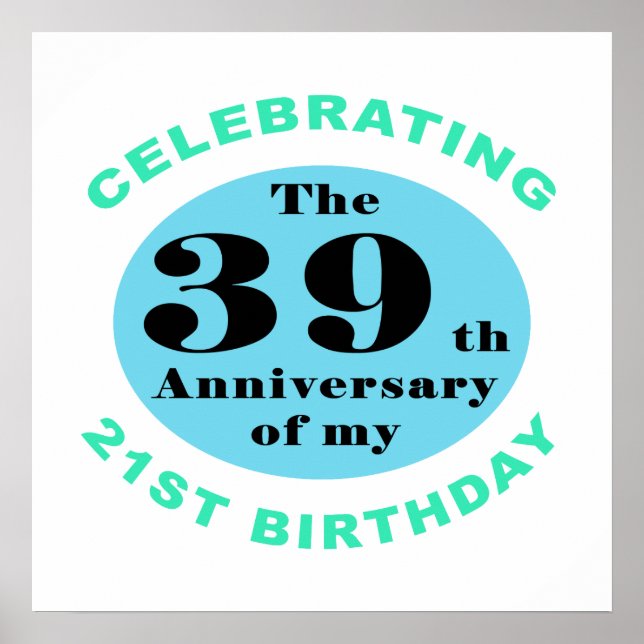 60th Birthday Humor Poster (Front)