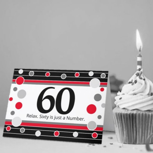 60th Birthday Humorous Card! Card (Creator Uploaded)