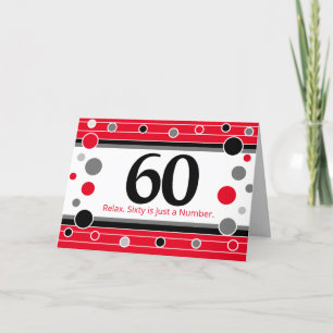 60th Birthday Humorous Card! Card