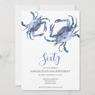 60th Birthday Invitation Crab Boil