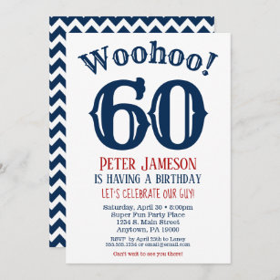 Funny 60th Birthday Invitations & Invitation Templates | Zazzle