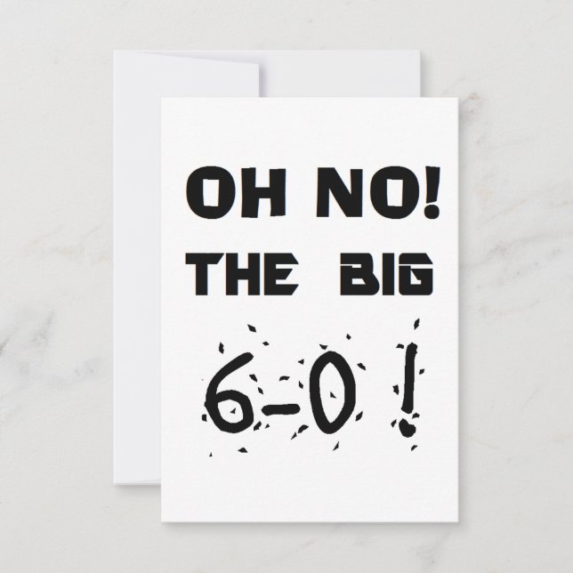 "60th Birthday" Invitations (Front)