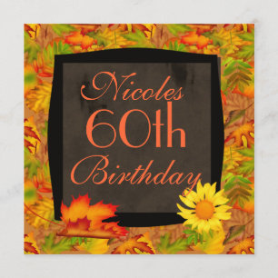 60th BIRTHDAY INVITATIONS