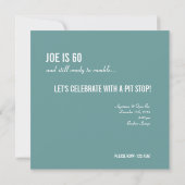60th Birthday Invitations - Not Old. Classic (Back)