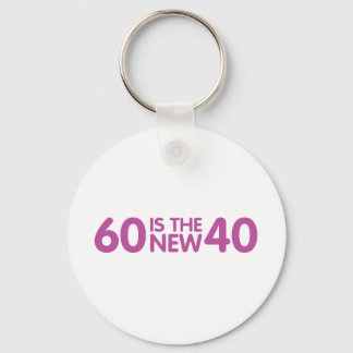 60th birthday keychain