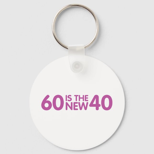 60th birthday keychain (Front)