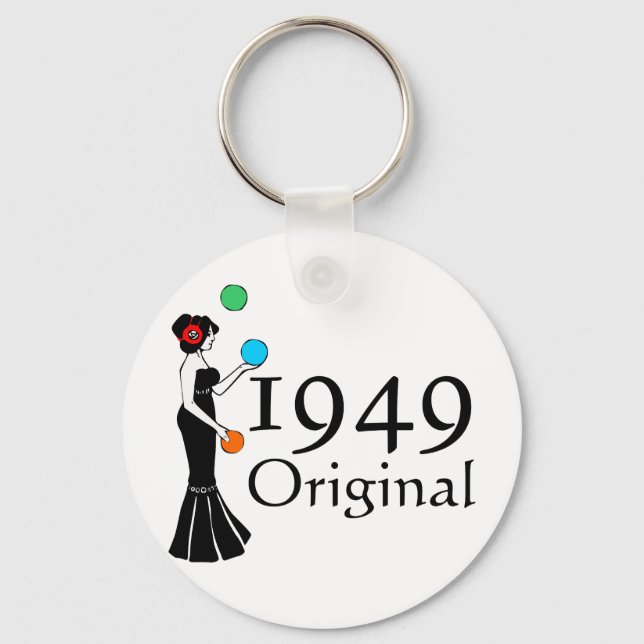 60th Birthday Keychain (Front)