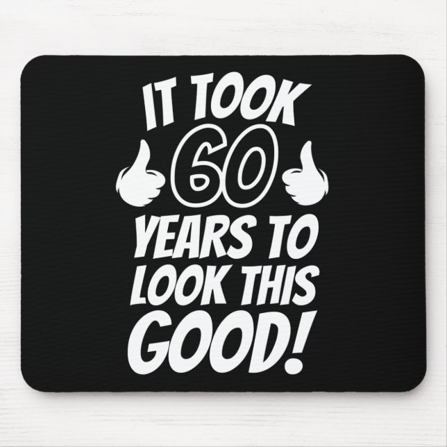 60th Birthday Mouse Pad (Front)