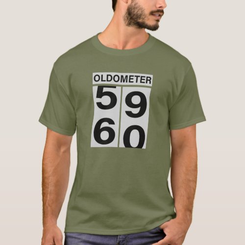 60th Birthday OLDOMETER T_Shirt