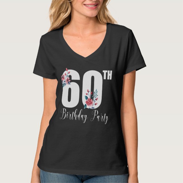 60th Birthday Party 60th Birthday Party 1962 T-Shirt (Front)