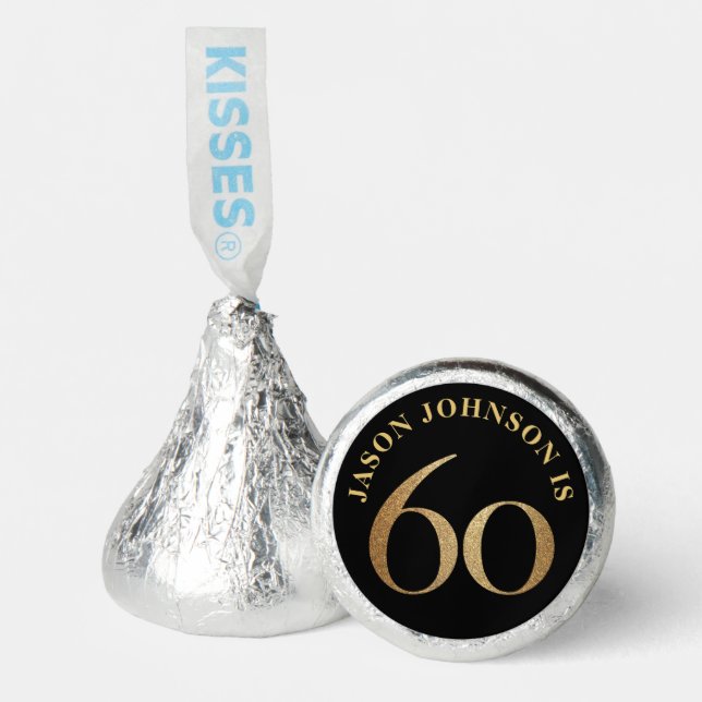 60th Birthday Party Hershey®'s Kisses® (Front)