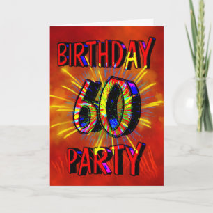 60th Birthday Party Invitation