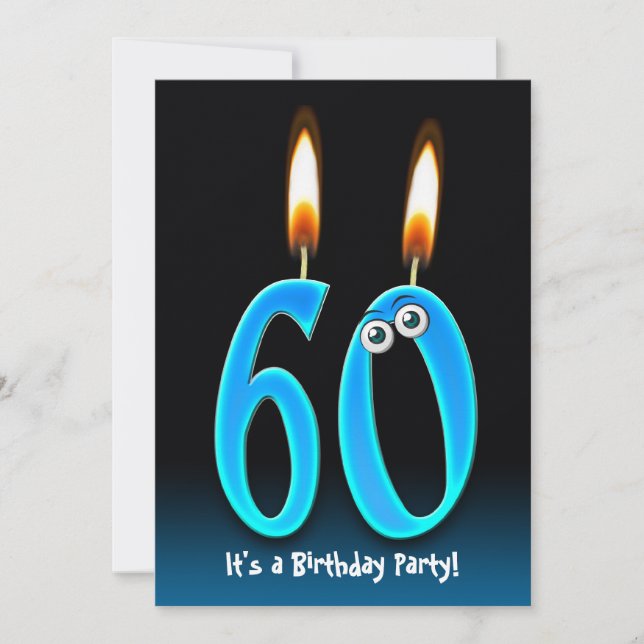 60th Birthday Party Invitation (Front)
