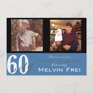 60th Birthday Party Invitation