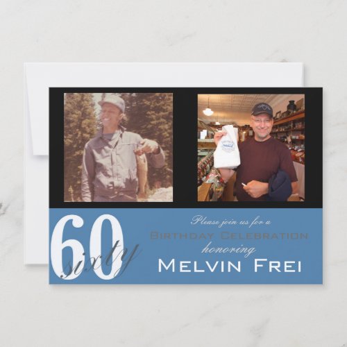 60th Birthday Party Invitation