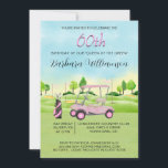 60th Birthday Party Lady Golfer Theme Invitation<br><div class="desc">This festive and colorful 60th Birthday Party Invitation (which can easily be changed to accommodate any age) has a Golf theme and it's perfect for that Golf Gal in your life. Much to personalize to make appropriate for your own event. We have all the ingredients to make it a special...</div>