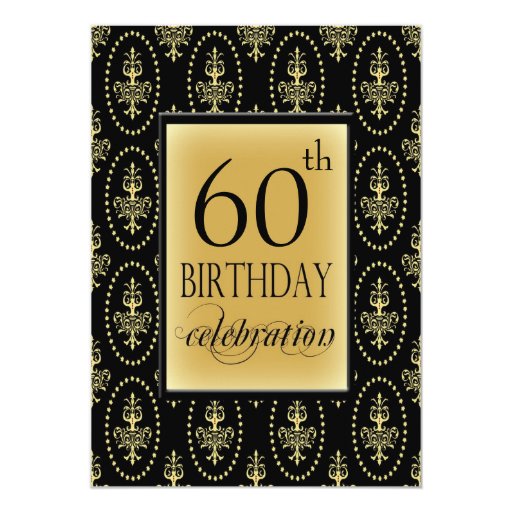 Unique 60Th Birthday Invitations 9