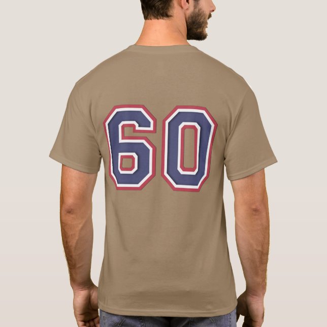 60th Birthday Party T-Shirt (Back)