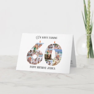 60th Birthday Photo Card