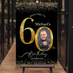 60th Birthday Photo Welcome Sign, Black & Gold Par Foam Board<br><div class="desc">60th Birthday Photo Welcome Sign, Black & Gold Party Welcome Poster, 60th Birthday Picture Welcome Sign Template, Party Entry Sign Template, 60th Birthday Welcome Sign, 60th Birthday Overlay, Birthday Welcome Sign 60, Welcome to Ellen 60, Happy 60th Birthday Large, Photos 60 Birthday, Personalized 60th Birthday Backdrop, Welcome to Fifty and...</div>