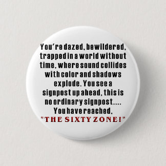 60th Birthday Pinback Button