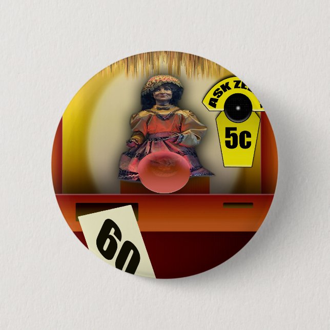 60th Birthday Pinback Button (Front)