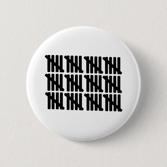 60th birthday pinback button (Front)