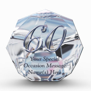 60th Birthday Present, Diamond Anniversary Gifts