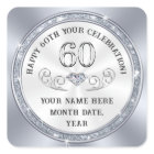 60th Birthday Stickers for Favors, or Anniversary
