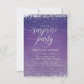 60th Birthday Surprise Party Invitation - Elegant (Front)