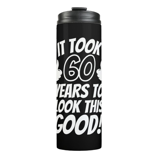 60th Birthday Thermal Tumbler (Front)