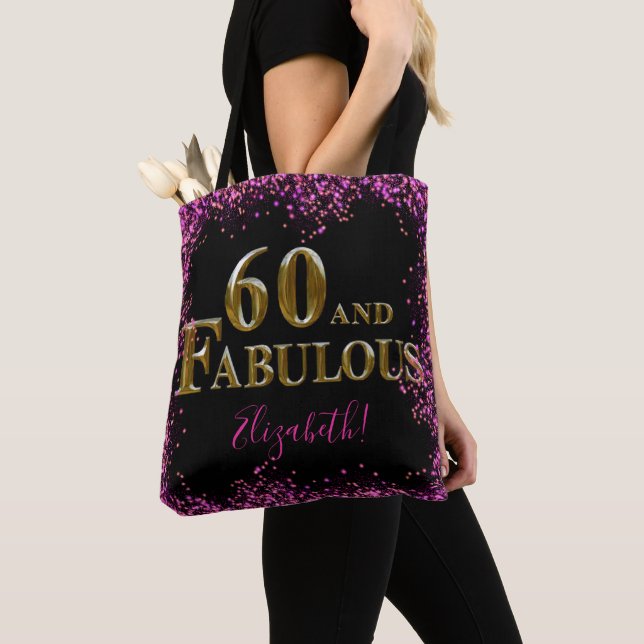 60th Birthday  Tote Bag (Close Up)