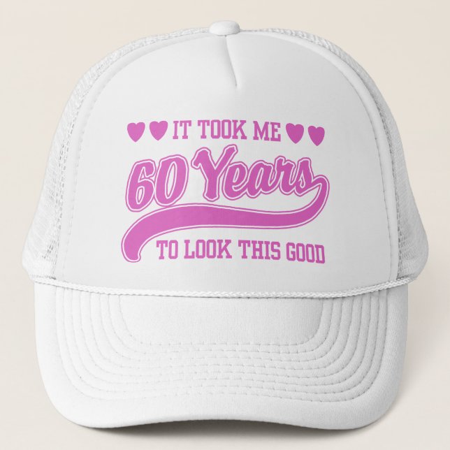 60th Birthday Trucker Hat (Front)
