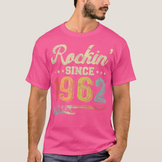 60th Birthday Vintage Guitar Rockin Since 1962 Gui T-Shirt
