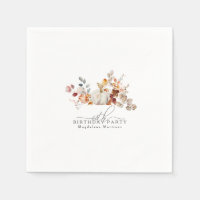60th Birthday White Pumpkin Fall Flowers Custom
